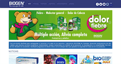 Desktop Screenshot of laboratoriosbiogen.com