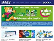 Tablet Screenshot of laboratoriosbiogen.com